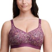 Chantelle BH C Magnifique Wirefree Support Bra Printed lilla C 85 Dame