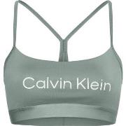 Calvin Klein BH Sport Essentials Low Support Bra Blå polyester Medium ...