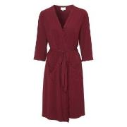 Damella Viscose Plain Wave Robe CL2 Vinrød  Bambus Small Dame