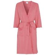 Damella Viscose Plain Wave Robe CL2 Korall Bambus Large Dame