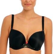 Freya BH Rose Blossom UW Moulded Plunge T-Shirt Bra Svart I 80 Dame