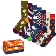 Happy socks Strømper 7P A Wild Week Socks Gift Set Mixed bomull Str 41...