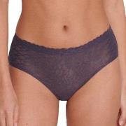 Sloggi Truser ZERO Feel Lace 2.0 High Waist Brief Mørkelilla Small Dam...