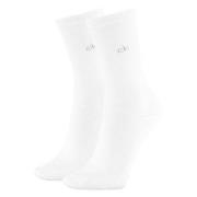 Calvin Klein Strømper 2P Annika Flat Knit Sock Hvit Strl 37/41 Dame