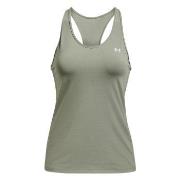 Under Armour HeatGear Racer Tank Lysegrønn polyester Large Dame