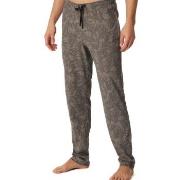 Schiesser Mix Plus Relax Long Pants Brun Mønster bomull 58 Herre