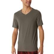 Schiesser Mix Plus Relax T Shirt Brun 48 Herre