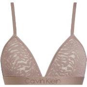 Calvin Klein BH Intrinsic Unlined Triangle Bra Beige Medium Dame