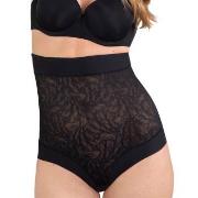 NATURANA Truser High Shaping Lace Briefs Svart Large Dame