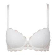 Trofe Julia Lace Padded Bra BH Hvit polyamid A 85 Dame