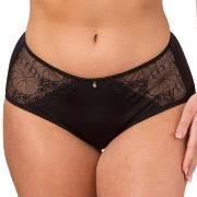 Trofe Brief Midi Truser Svart polyamid Small Dame