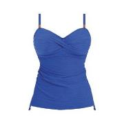 Fantasie Beach Waves Underwire Twist Tankini Blå polyamid D 85 Dame