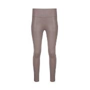 Magic Leather Look Legging Brun Small Dame