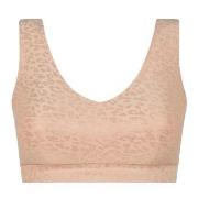 Chantelle BH Soft Stretch Padded V Neck Bra Beige M/L Dame