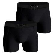 Bjorn Borg Premium Cotton Stretch Boxer 1298 2P Svart bomull Small Her...