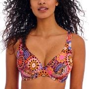 Freya Santiago Nights UW High Apex Bikini Top Rosa Mønster G 70 Dame