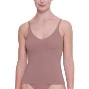 Sloggi ZERO Feel 2 0 Spaghetti Top Brun X-Small Dame