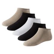 Schiesser Strømper 5P Men Sneaker Socks Multi-colour-2 Str 39/42 Herre