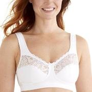 Swegmark BH True Beauty Fairtrade Soft Bra Hvit bomull B 90 Dame