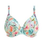 Elomi Sunshine Cove Underwire Plunge Bikini Top Blå Mønster G 80 Dame