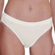 Sloggi Truser 3P GO Casual High Leg Brief Hvit bomull Medium Dame