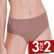 Sloggi Truser ZERO Feel 2 0 High Waist Brief Brun Large Dame