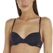 Tommy Hilfiger BH Lace Trim Balconette Bra Marine B 70 Dame