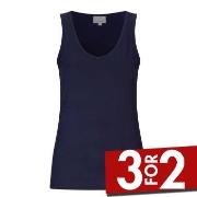 Damella Bamboo 31301 Tank Top Marine Bambus XX-Large Dame