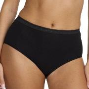 Damella Truser Classic Cotton Midi Brief Svart bomull XX-Large Dame