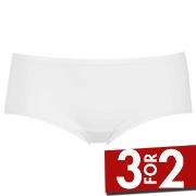 Damella Truser Classic Microfiber Hipster Hvit X-Large Dame