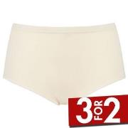 Damella Truser High Waist Maxi Brief Vanilje merinoull 48 Dame