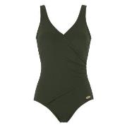 Damella Julia Chlorine Resistant Swimsuit Mørkgrørnn  polyamid 44 Dame