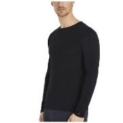 Tommy Hilfiger 3P Premium Essentials Long Sleeve Svart/Grå bomull Larg...