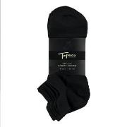 Topeco Strømper 4P Low Cut Sport Socks Svart polyamid Str 40/45 Herre