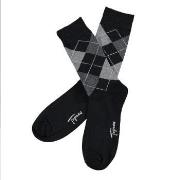 Topeco Strømper 3P Mens Classic Socks Argyle Svart Str 41/45 Herre