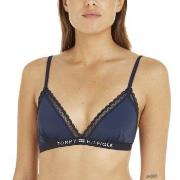 Tommy Hilfiger BH Lace Unlined Triangle Bra Marine X-Large Dame