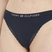 Tommy Hilfiger Truser Tonal Logo Lace Briefs Marine X-Large Dame