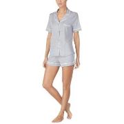 DKNY New Signature Short Pyjama Set Grå Small Dame