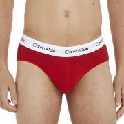 Calvin Klein 6P Cotton Stretch Hip Brief Marine/Rød bomull X-Small Her...