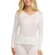 Damella Silk Long Sleeve Elfenben silke Medium Dame