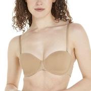 Calvin Klein BH Strapless Lined Bra Beige E 75 Dame