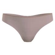 Tommy Hilfiger Truser Essential Invisible Thong Beige Large Dame