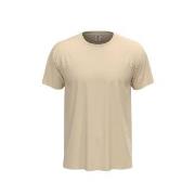 Stedman Classic Men T-shirt Beige bomull Small Herre