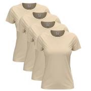 Stedman 4P Classic Women T-shirt Beige bomull Small Dame