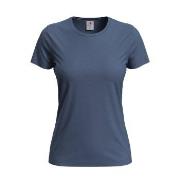 Stedman 4P Classic Women T-shirt Denimblå bomull Small Dame