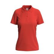 Stedman Polo Women Oransje/Rød bomull Medium Dame