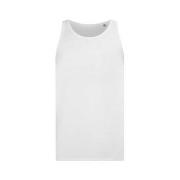 Stedman Tank Top For Men Hvit bomull XX-Large Herre