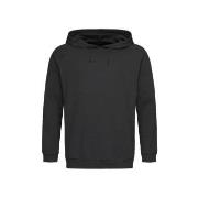 Stedman Hooded Sweatshirt Unisex Svart bomull X-Large