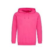 Stedman Hooded Sweatshirt Unisex Rosa bomull Large