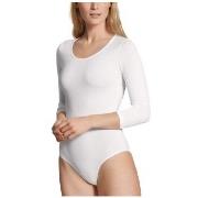 Calida Natural Comfort Bodysuit Hvit bomull Small Dame